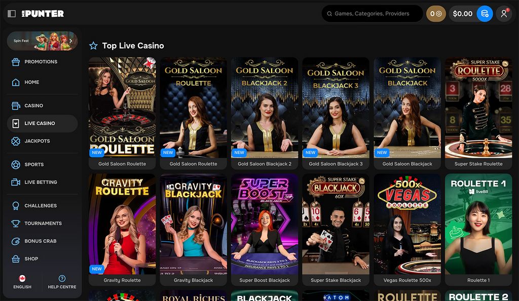 Cassino Online MrPunter